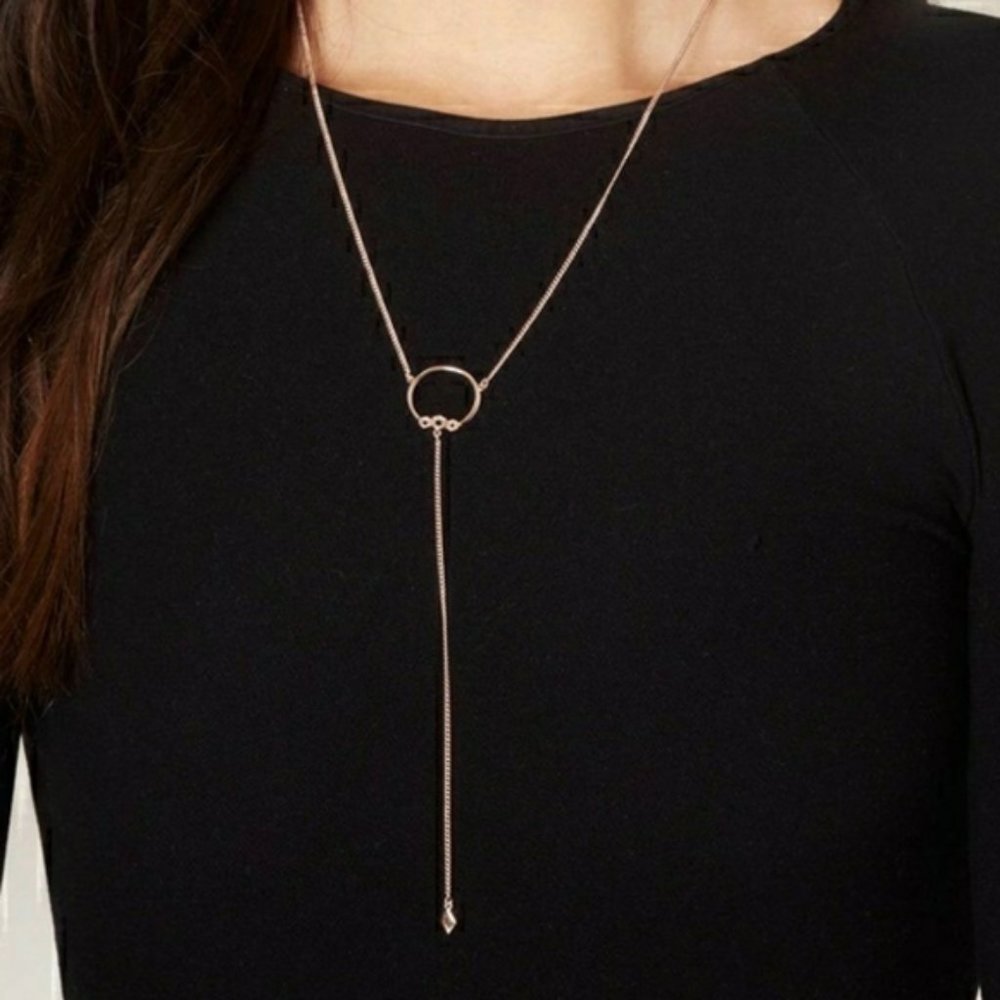 NWT Luv Aj rose gold necklace